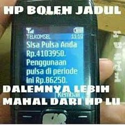 Ini hp jadul tapi pulsanya sampe 4.103.950