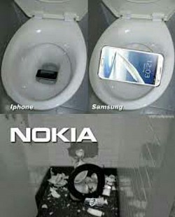Takut hp masuk toilet? Klo pake nokia gak bakalan